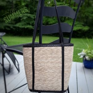 MX Woven Straw Tote
